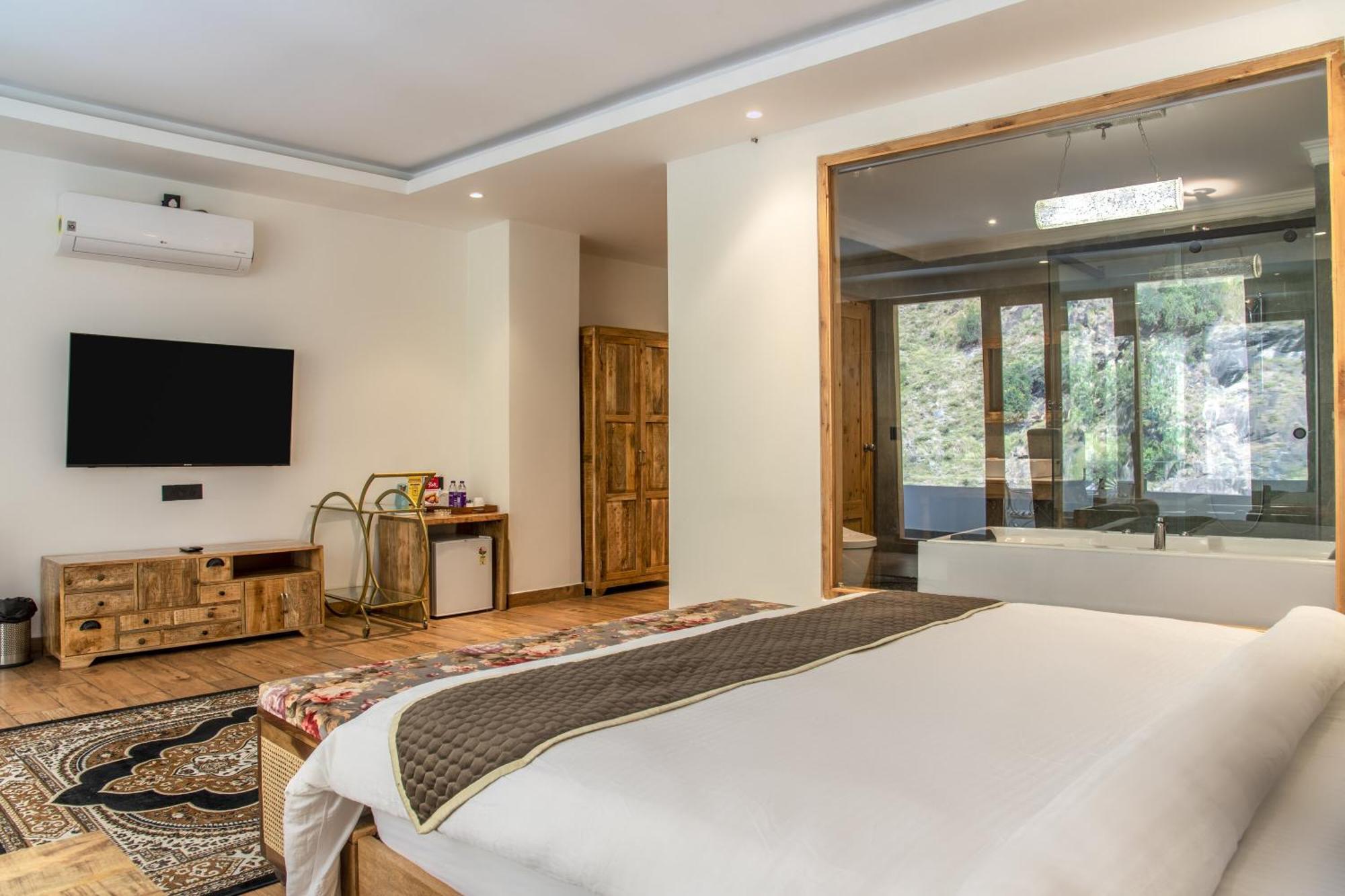 Echor Palm Bliss Riverside Resort & Spa Kasol Buitenkant foto