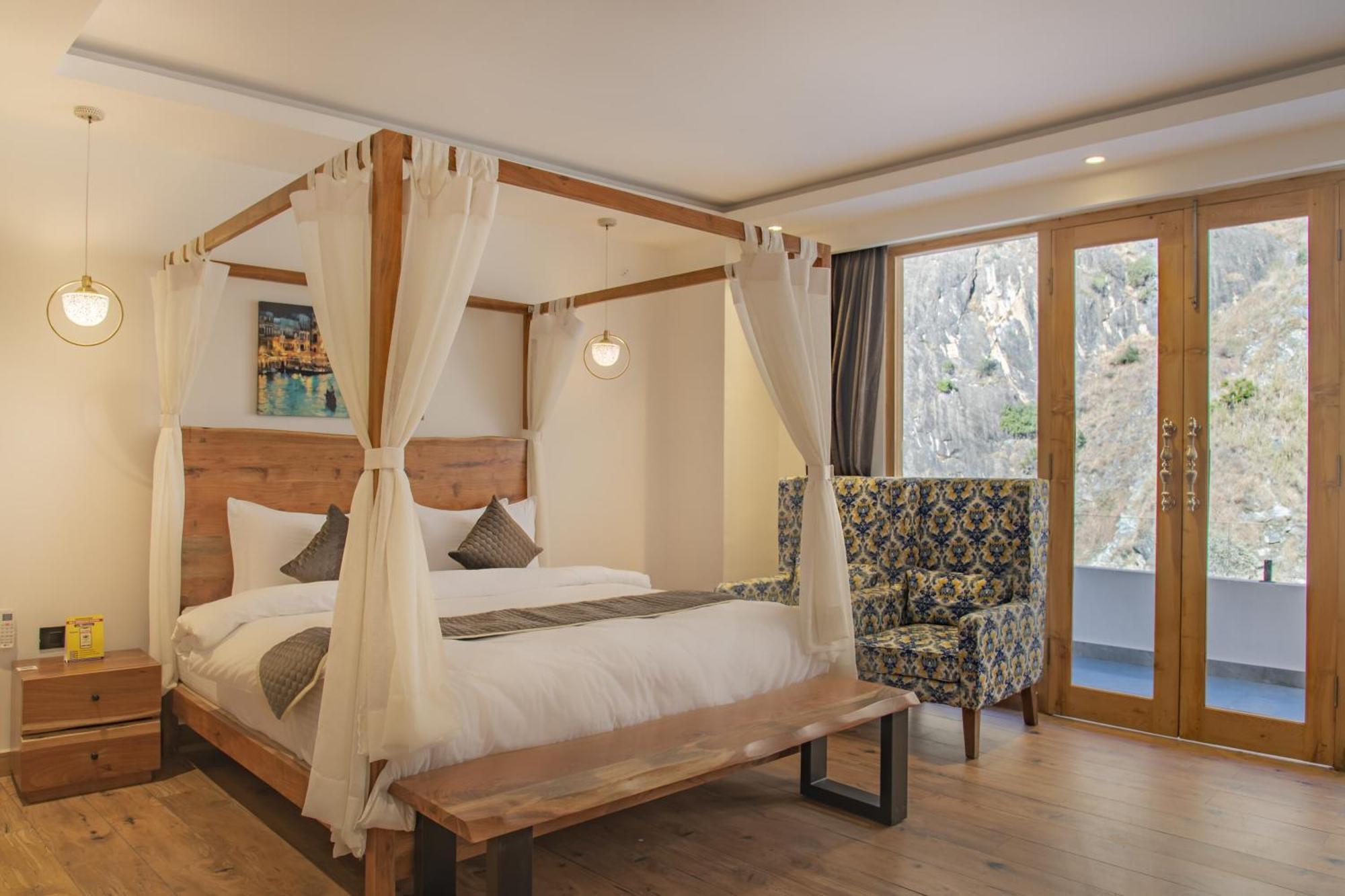 Echor Palm Bliss Riverside Resort & Spa Kasol Buitenkant foto