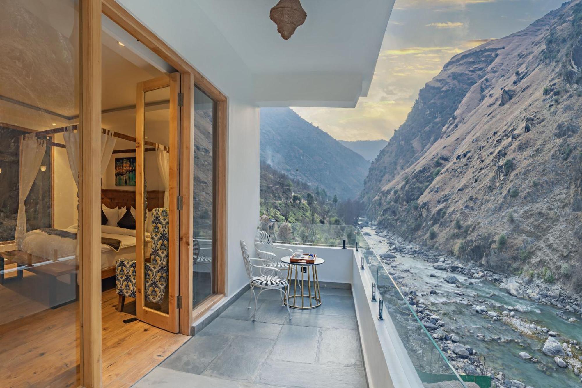 Echor Palm Bliss Riverside Resort & Spa Kasol Buitenkant foto