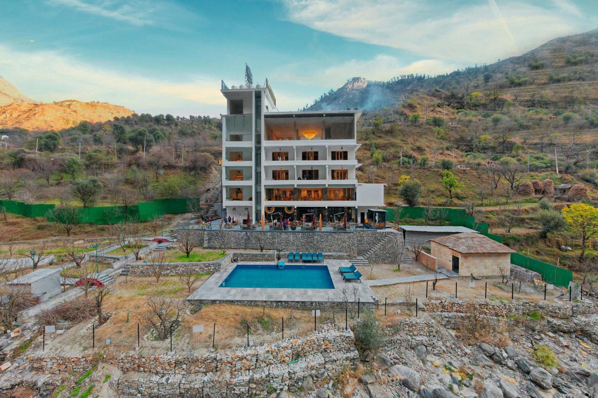 Echor Palm Bliss Riverside Resort & Spa Kasol Buitenkant foto